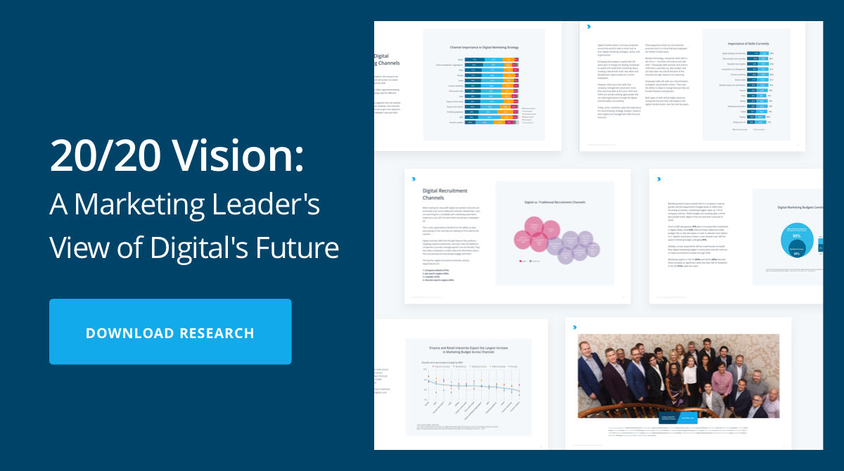 Download Special Report | Marketing Leader's View of Digital 's Future in 2020