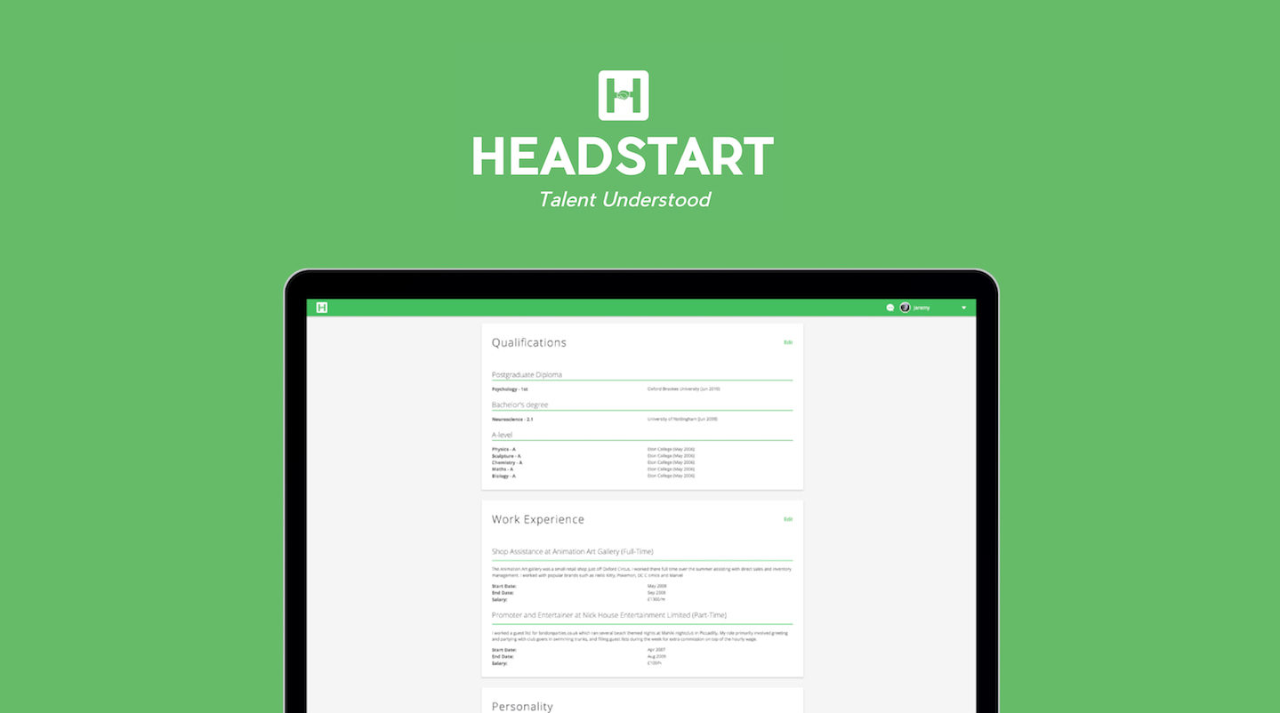 Headstart technology