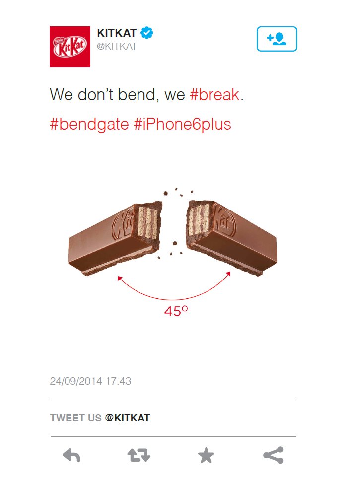Kit Kat Bendgate campaign