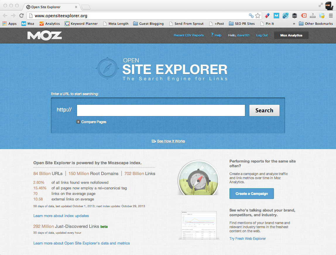 Open Site Explorer | The Ultimate Guide for Guest Blogging in 2015