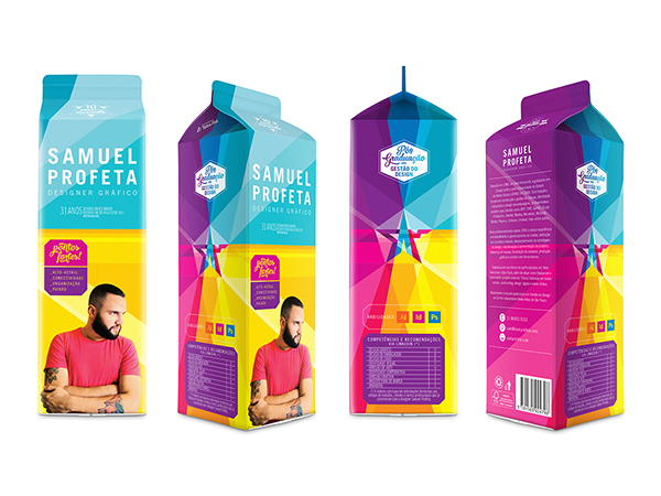Samuel Profeta wanted to create a resume that was a little different, and showcased his graphic design skills.