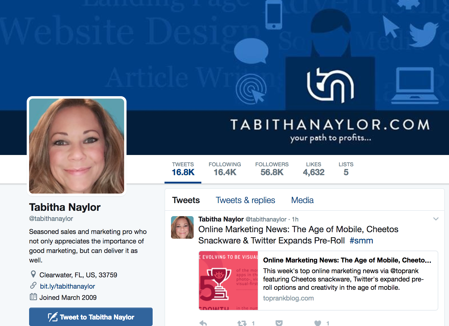 A freelance sales and marketing expert with a flawless track record, Tabitha Naylor knows a thing or two about the art of digital.
