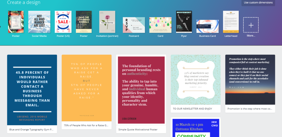 A social media tools list wouldn’t be complete without Canva.