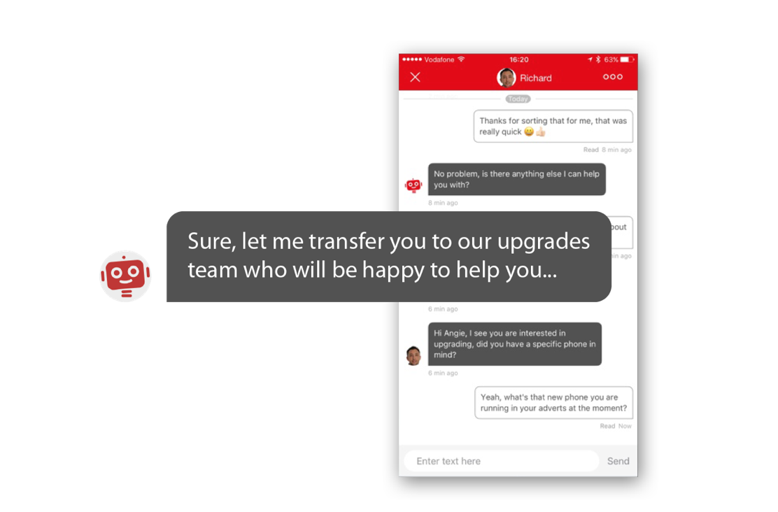 SnapTravel uses a chatbot that helps you find hotel deals based on your date, budget and preferred destination.