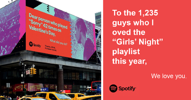 Spotify 'It's been weird' campaign