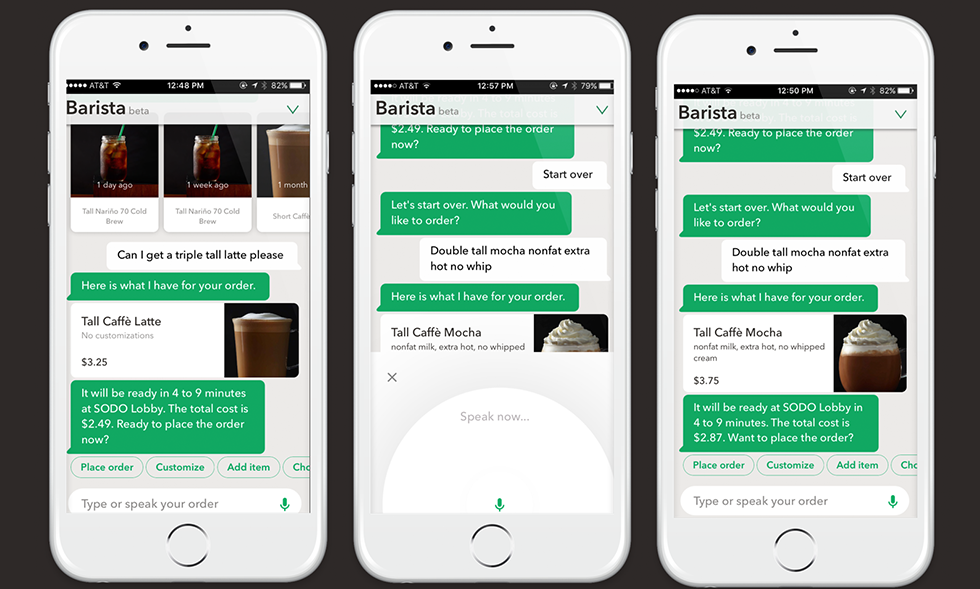 Starbucks chatbot
