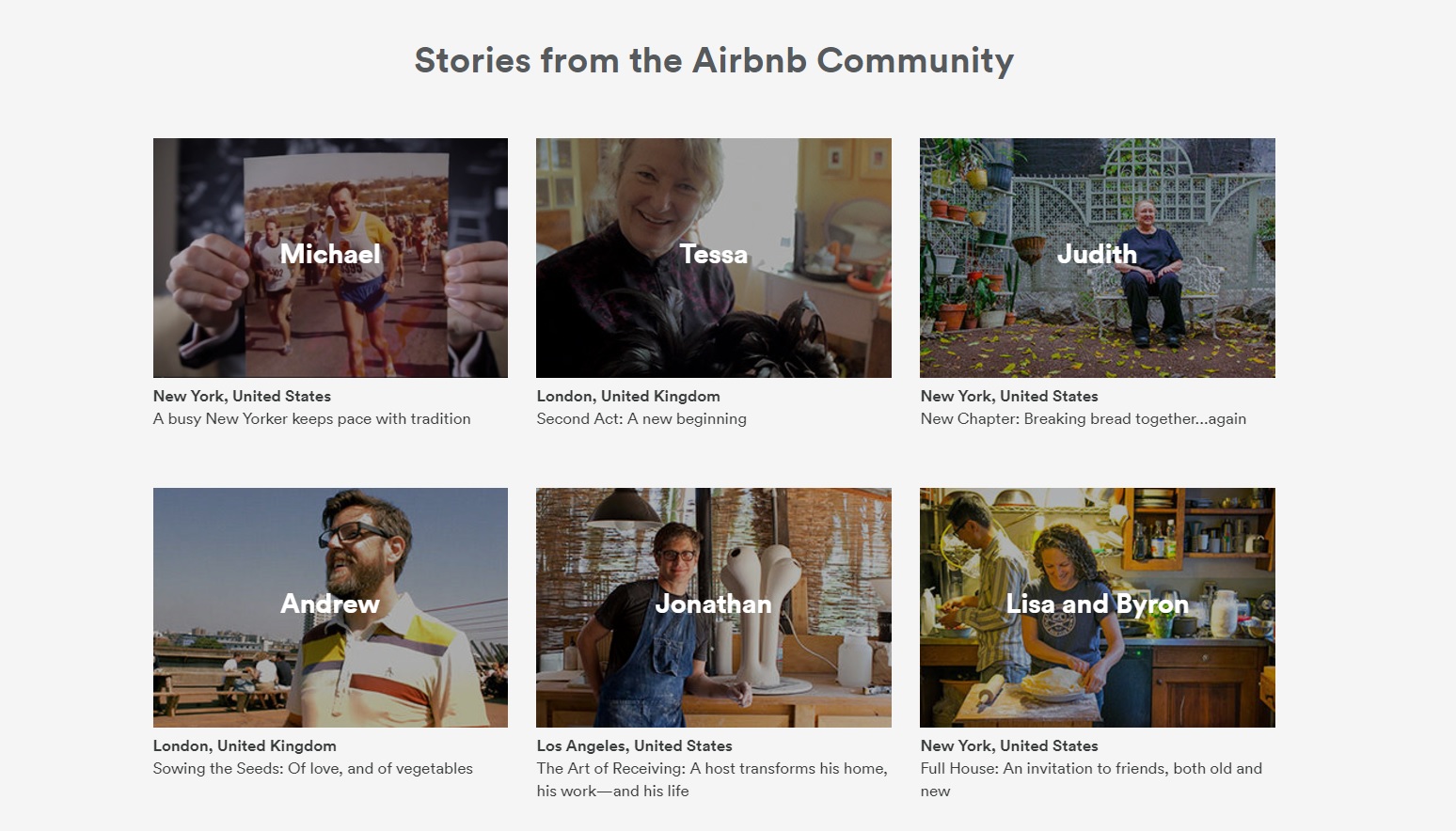 Stories from the Airbnb Community