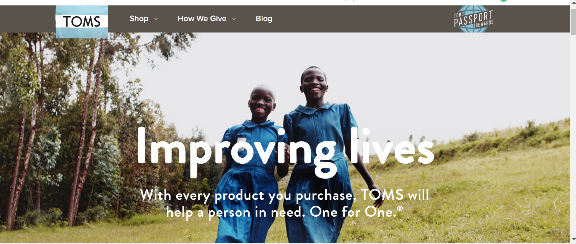 Tell a Story – TOMS Shoes campaign | Content Marketing: 6 Examples of Successful Digital Strategies