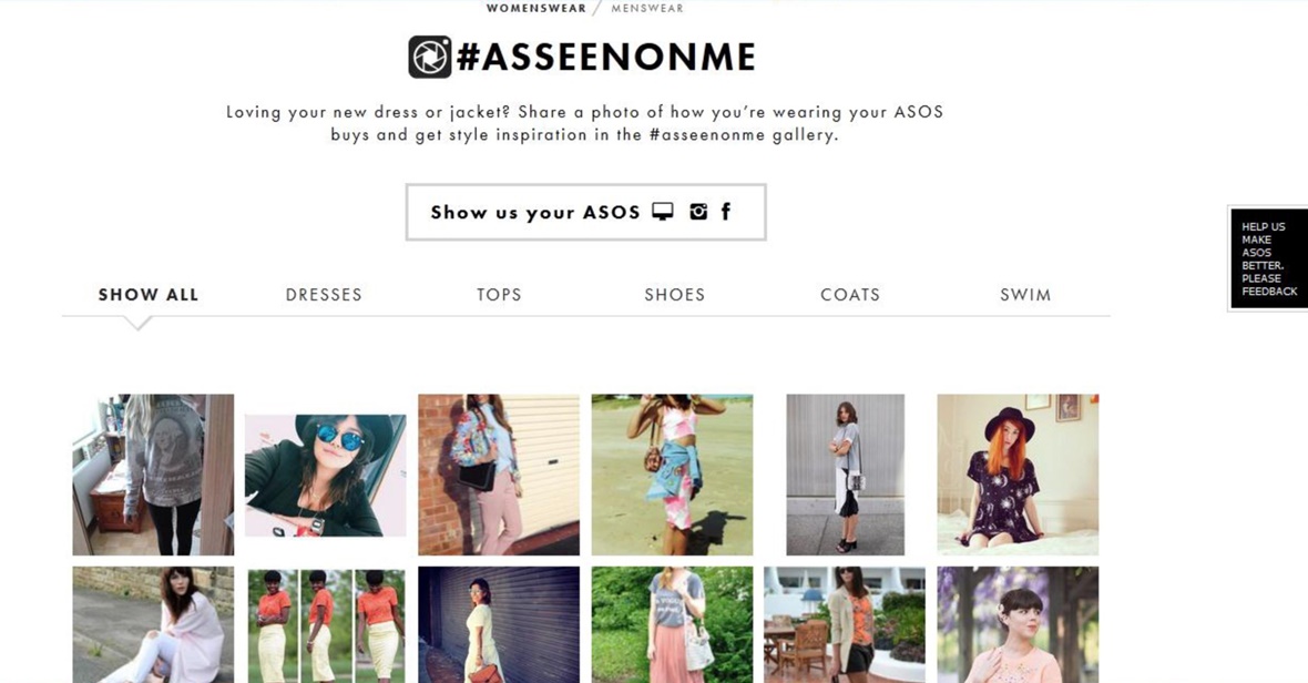 User-Generated & Influencer Content - ASOS