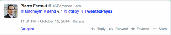 Example of a Twitter Payment | Digital Marketing Institute Blog
