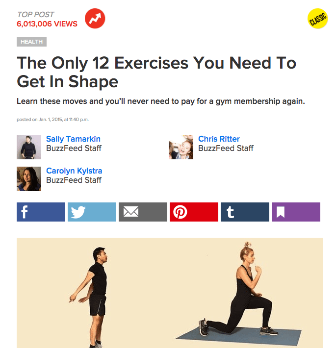 Viral Content - Buzzfeed Exercise