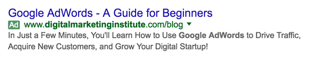 Google AdWords - A beginner's guide | Digital Marketing Institute
