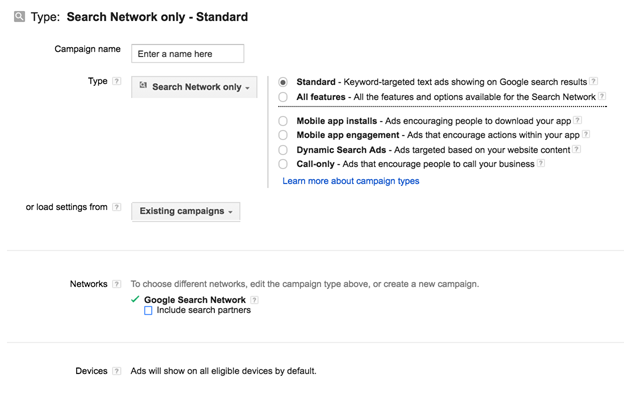 AdWords Search Network - From Startups to Managers: A Beginner's Guide to Google AdWords | Digital Marketing Institute