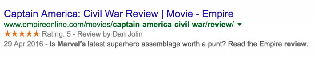 An example of a good meta description.