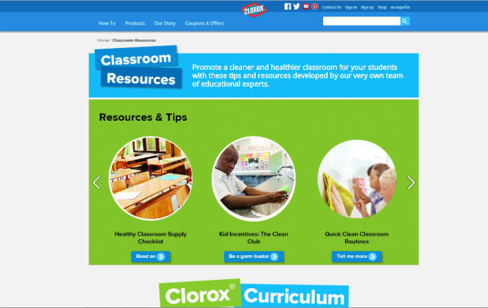 Clorox Curriculum.