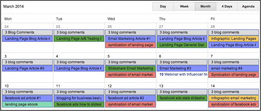 Have a Content Calendar