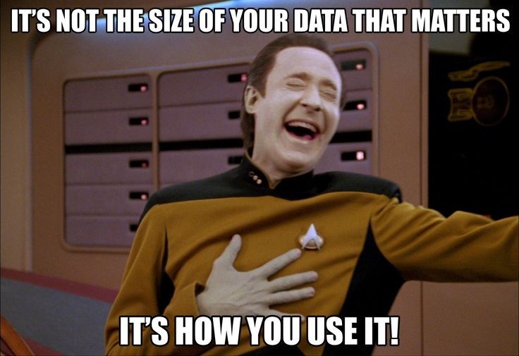 The point is, big data is a huge part of the digital world, so use that mindset to your advantage.