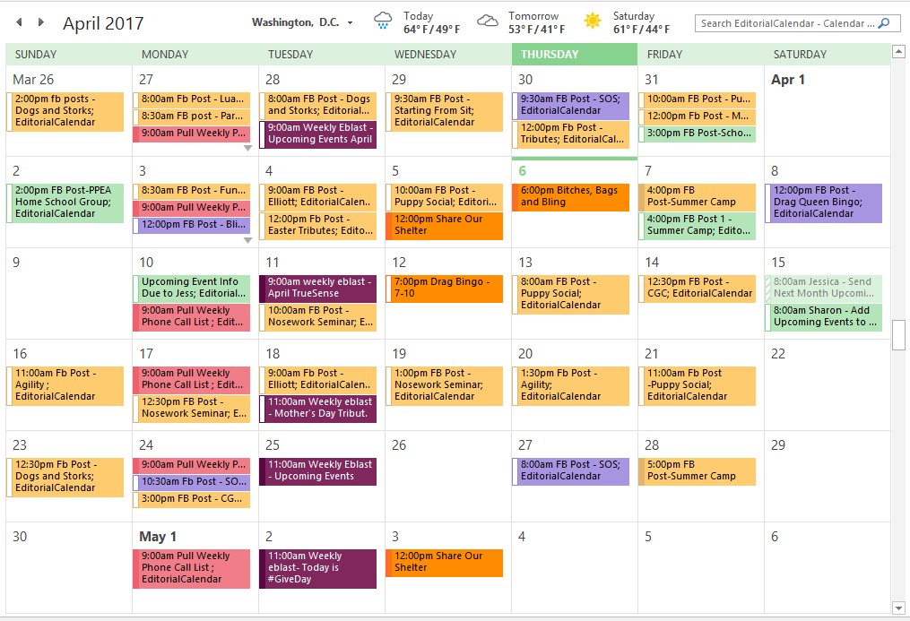 Create a Calendar