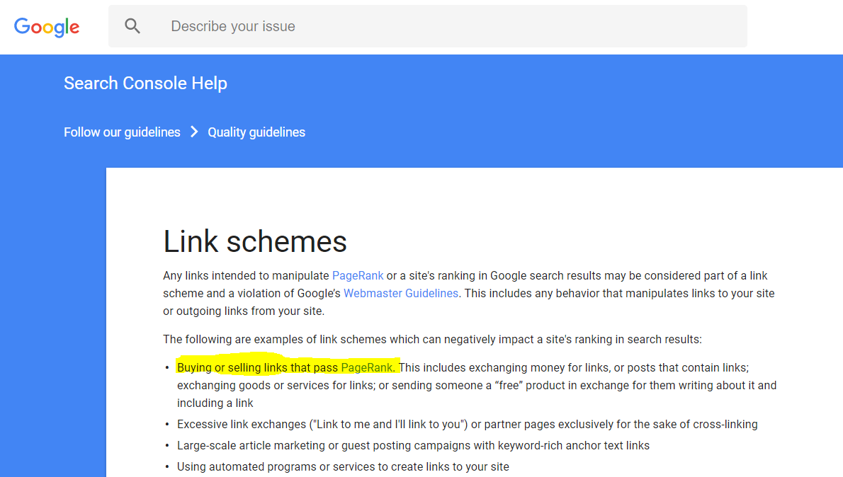 Influencers can provide links for your in a Google-Friendly way.