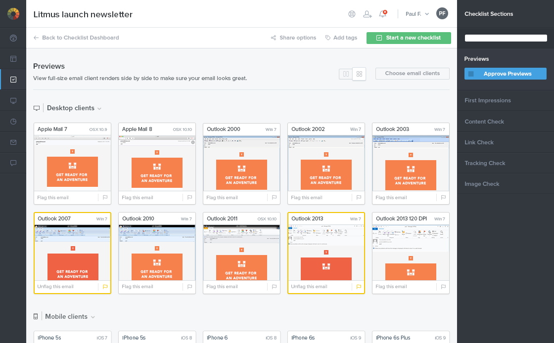 Litmus provides you with advanced analytics for email.