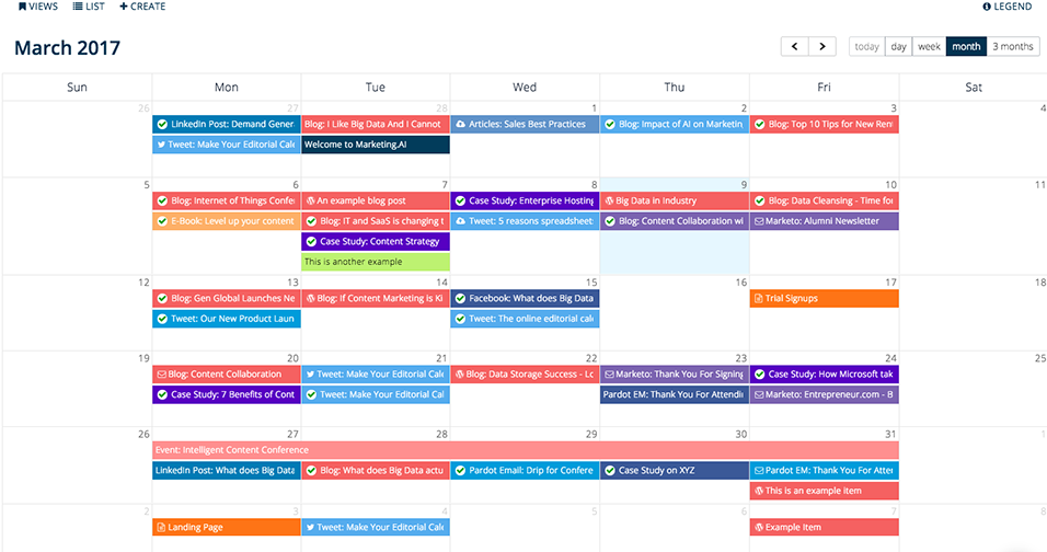 Editorial Calendars and Strategy