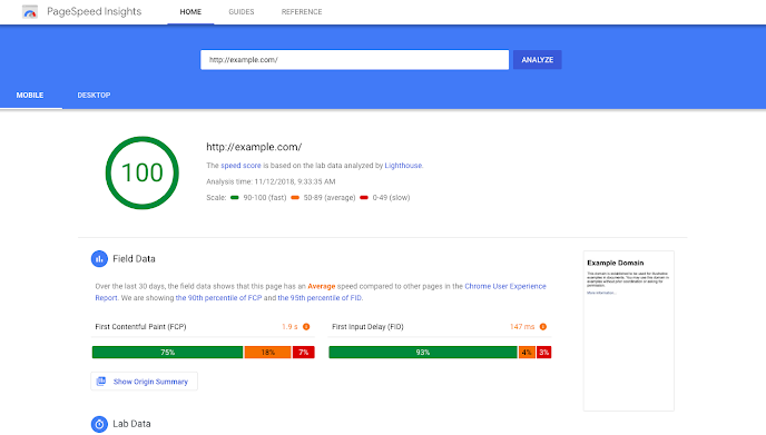 Page Speed