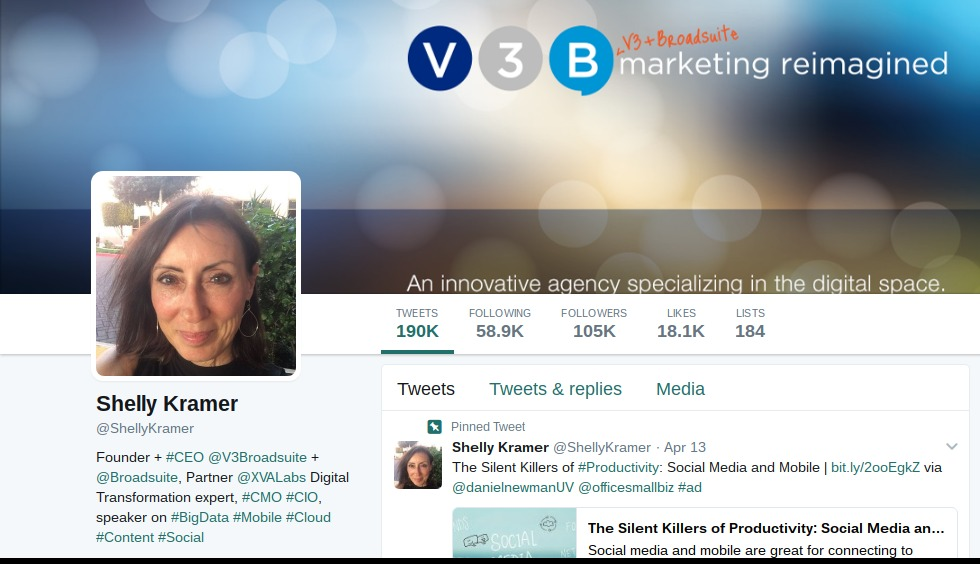 Shelly DeMotte Kramer is a CEO, marketing veteran and social media influencer with a passion for digital transformation and how it can benefit the modern business.
