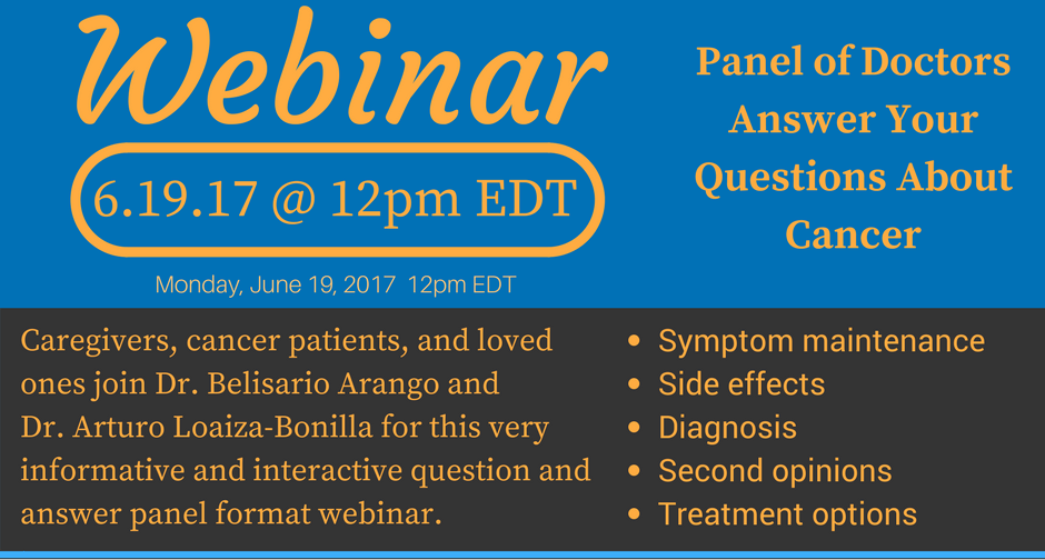 Answer customer pain points with a webinar. Image Source: Massive Bio.