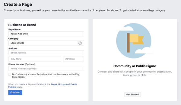 Step 1: Create Your Page